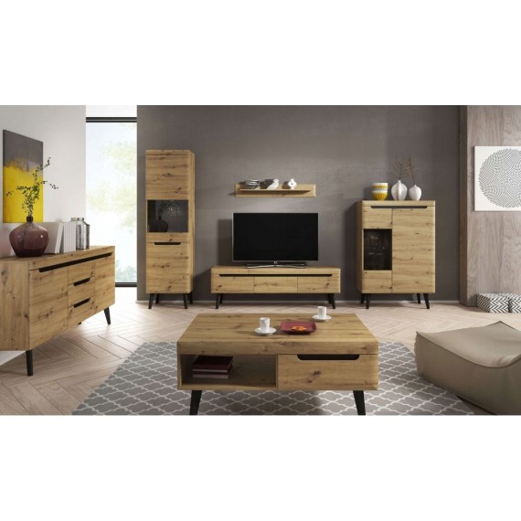 TV-benk Nordin 160 cm - Trelook - med ben