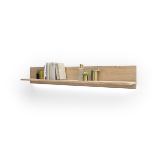 Hylle Gotland 160 cm - Eikefiner - med belysning