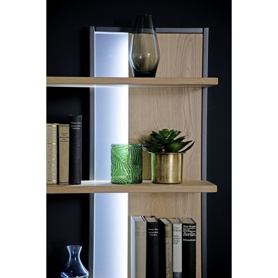 Veggpanel Gotland 160 cm - Eikefiner - med belysning