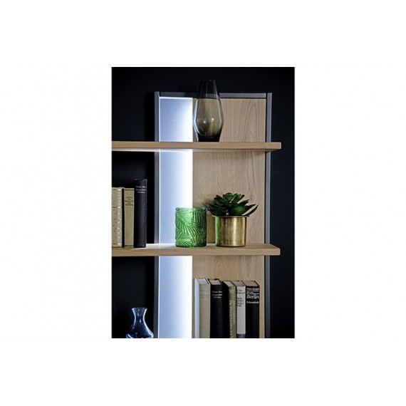 Veggpanel Gotland 160 cm - Eikefiner - med belysning