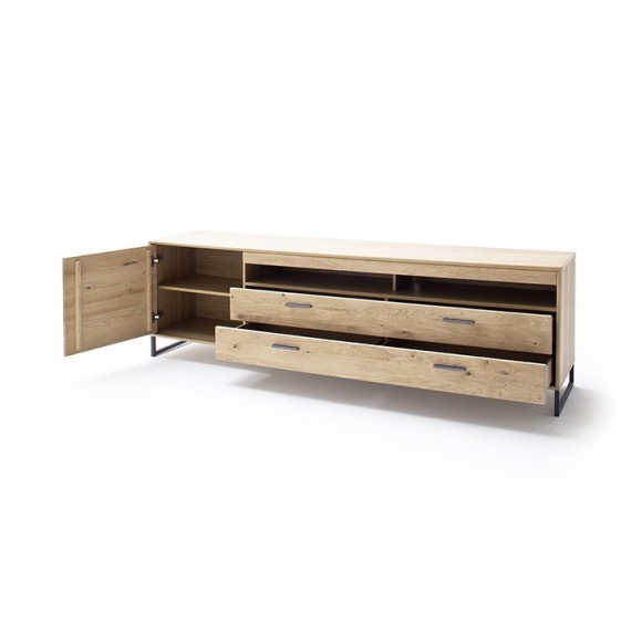 TV-benk Gotland 224 cm - Eikefiner - Høy - Heltre