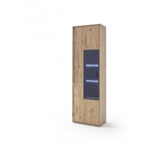 Vitrineskap Gotland 64x207 cm - Eikefiner - Heltre