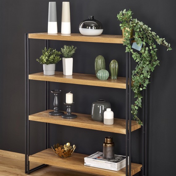 Reol - Hylle Arvik 100x110 cm - Trelook - Svart