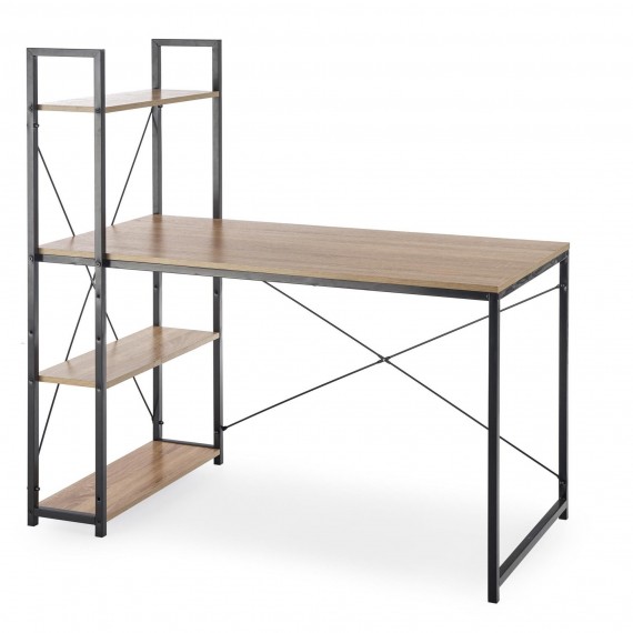 Skrivebord Arvik 120 cm - Trelook - Svart