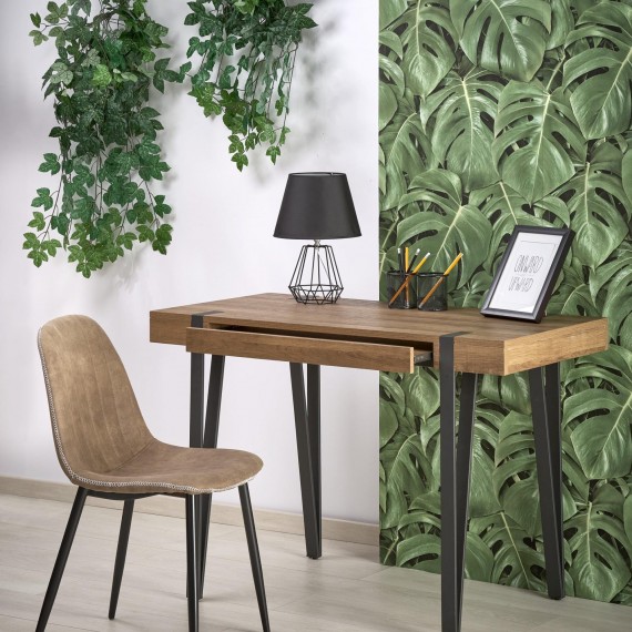 Konsollbord Pello 110 cm - Eikelook - Svart