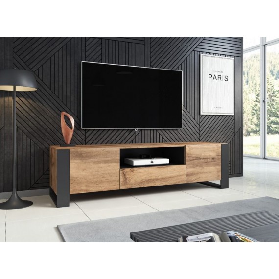 TV-benk Dewoo 180x48 cm - Eikelook