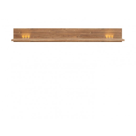 Hylle Gent 200 cm - med belysning