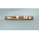 Hylle Gent 200 cm - med belysning