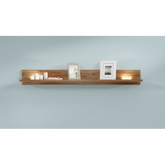 Hylle Gent 200 cm - med belysning