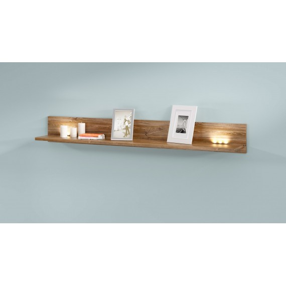 Hylle Gent 200 cm - med belysning
