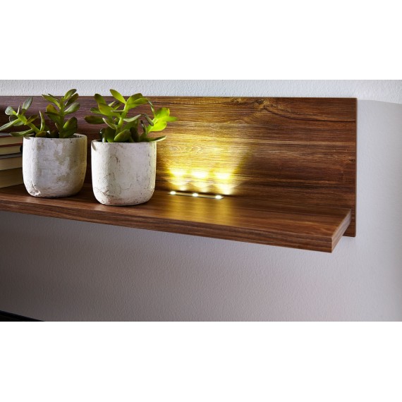 Hylle Gent 200 cm - med belysning