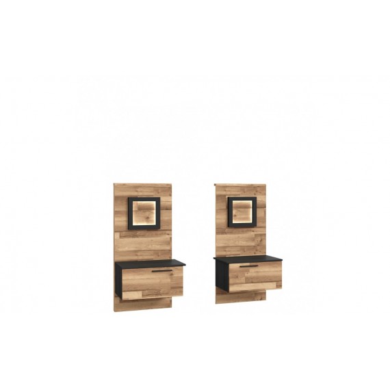 Nattbord Bendon 58 cm - Trelook -  med belysning