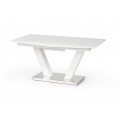 Spisebord Vision 160-200 cm - hvit høyglans