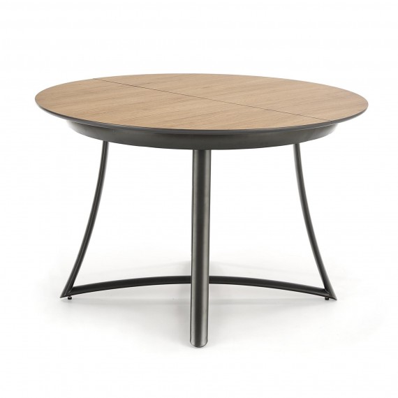 Spisebord Toretti 118-148 cm - Eik - Antrasitt