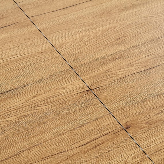 Spisebord Toretti 118-148 cm - Eik - Antrasitt