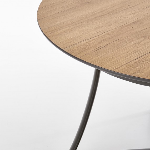 Spisebord Toretti 118-148 cm - Eik - Antrasitt