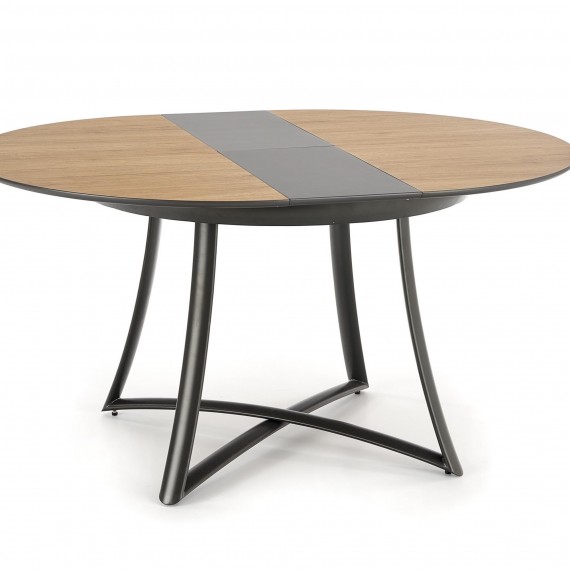 Spisebord Toretti 118-148 cm - Eik - Antrasitt