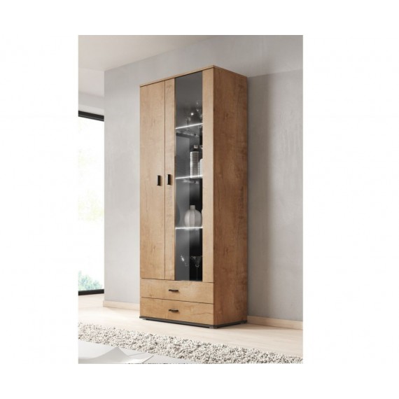 Skjenk Tycho 120 cm - Eikelook - LED belysning