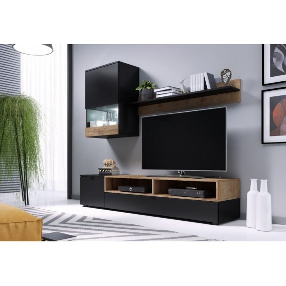 Seksjon Teon - Svart - Eikelook