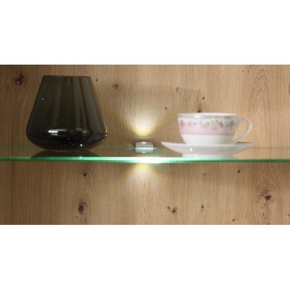 Vitrineskap Tauluz 99 cm - Trelook - Hvit