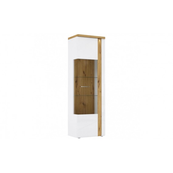 Vitrineskap Tauluz 66,5 cm - Trelook - Hvit