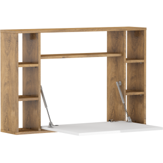 Skrivebord Musho 94 cm - Eikelook - Vegghengt