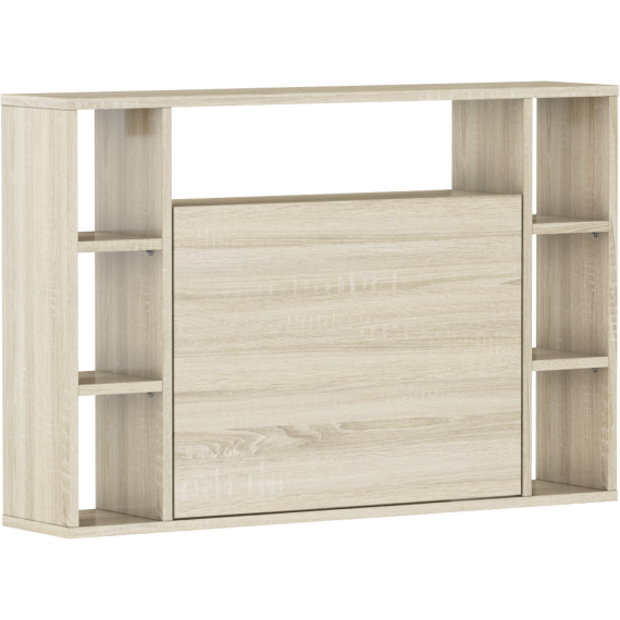 Skrivebord Musho 94 cm - Eikelook - Vegghengt