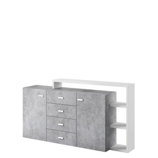 Skjenk Scaleo 180x82 - Betonggrå