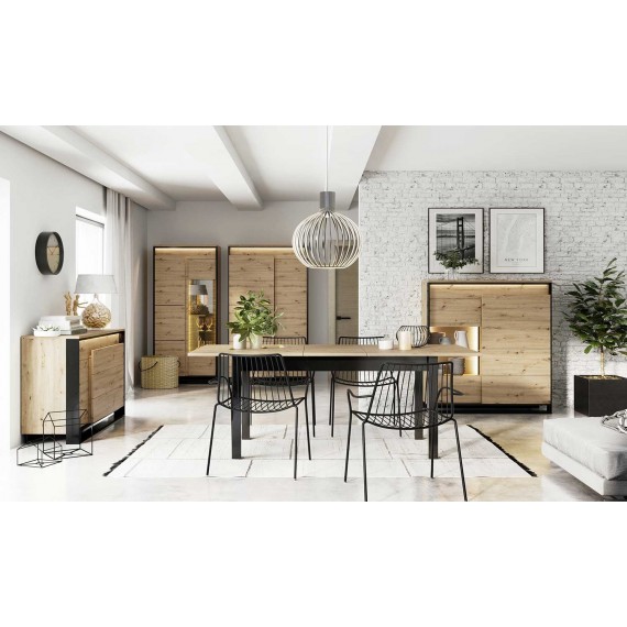 TV-benk Astria 155 cm - Trelook - LED belysning