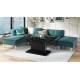 Sofabord Alvan 120 cm - Svart Matt