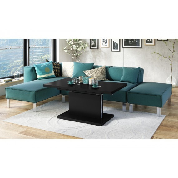 Sofabord Alvan 120 cm - Svart Matt