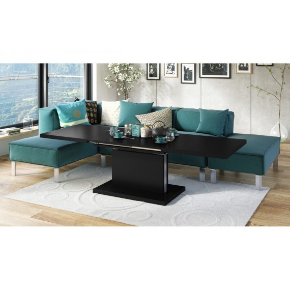 Sofabord Alvan 120 cm - Svart Matt