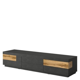 TV-benk Dover 206 cm - Mørk eik - Trelook