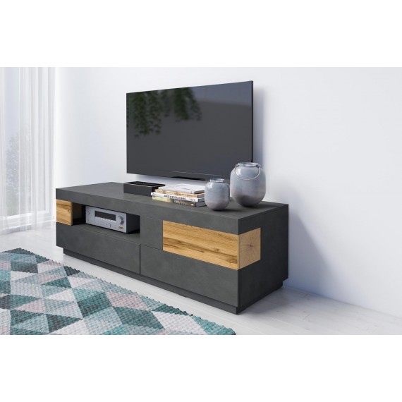 TV-benk Dover 160 cm - Mørk eik - Trelook
