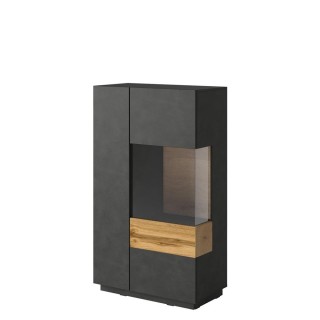 Skjenk Dover 80x139 cm - Mørk eik - Trelook