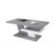 Allen Stuebord 110 cm - Hvit  - Betong