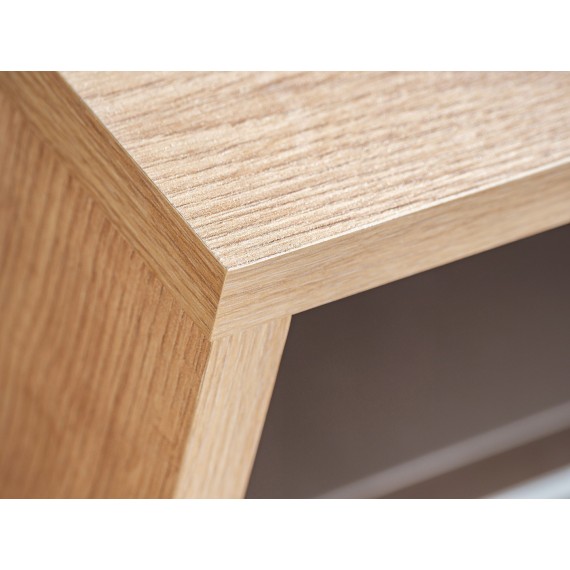 Tv-seksjon Snap 175 cm - Svart - Eikelook