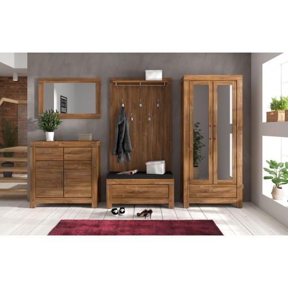 Garderobe Ryon 88x200 cm - med speil - 2 dører
