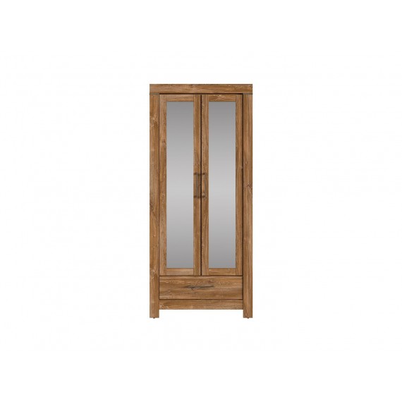 Garderobe Ryon 88x200 cm - med speil - 2 dører