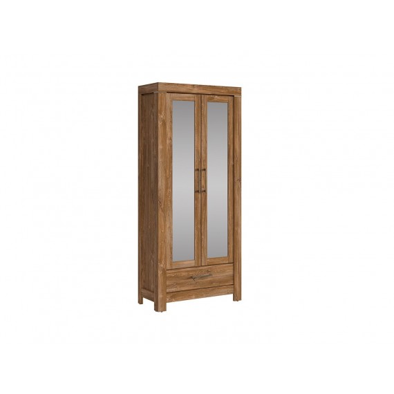 Garderobe Ryon 88x200 cm - med speil - 2 dører
