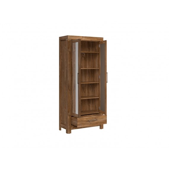 Garderobe Ryon 88x200 cm - med speil - 2 dører