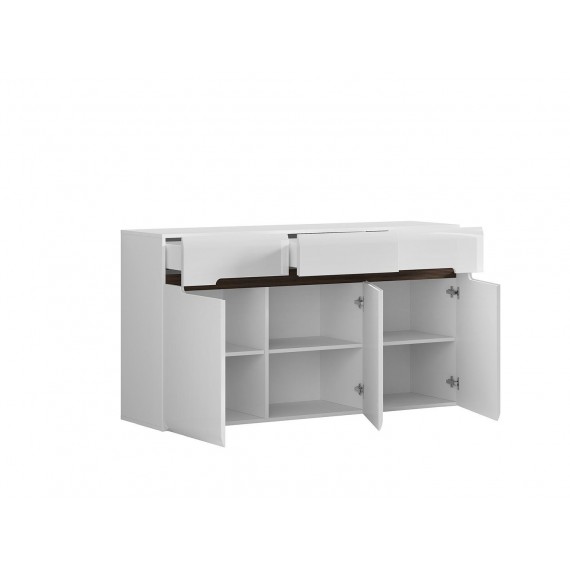 Ario sideboard - Hvit Høyglans - Trelook