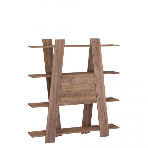 Reol - hylle Hawky 140 x 151 cm - Eikelook