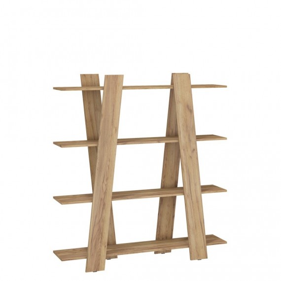 Reol - hylle Hawky 140 x 151 cm - Eikelook