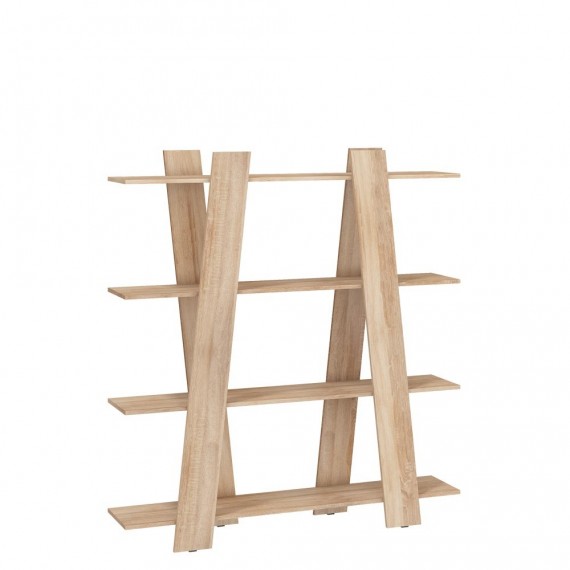 Reol - hylle Hawky 140 x 151 cm - Eikelook