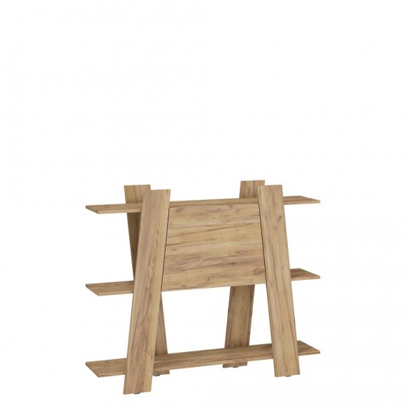 Reol - hylle Hawky 140 x 151 cm - Eikelook