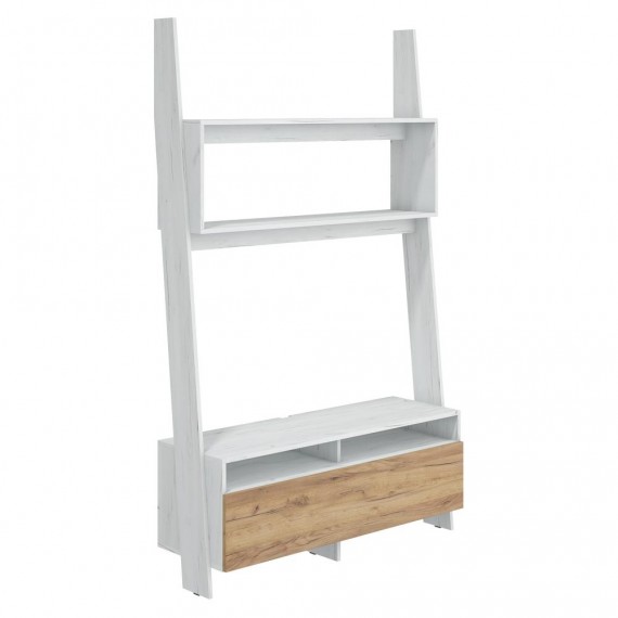 Tv-hylle Cork 120-196 cm - Eikelook - Høyglans