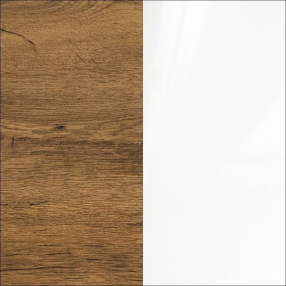 Tv-hylle Cork 120-196 cm - Eikelook - Høyglans