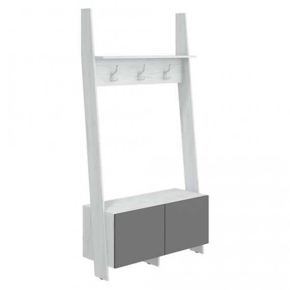 Garderobe - skoskap Cork 100x196 cm - Eikelook - Entre