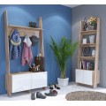 Garderobe - skoskap Cork 100x196 cm - Eikelook - Entre